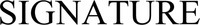 Mẫu nhãn hiệu SIGNATURE