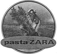 Mẫu nhãn hiệu pasta ZARA
