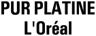 Mẫu nhãn hiệu PUR PLATINE L'Oréal