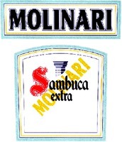 Mẫu nhãn hiệu MOLINARI Sambuca extra