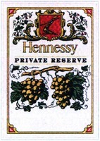 Mẫu nhãn hiệu Hennessy PRIVATE RESERVE