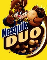 Mẫu nhãn hiệu Nesquik DUO