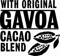 Mẫu nhãn hiệu WITH ORIGINAL GAVOA CACAO BLEND
