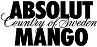 Mẫu nhãn hiệu ABSOLUT MANGO Country of Sweden