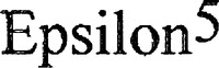 Mẫu nhãn hiệu Epsilon 5