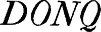 Mẫu nhãn hiệu DONQ
