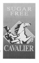 Mẫu nhãn hiệu SUGAR FREE CAVALIER