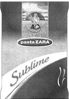 Mẫu nhãn hiệu PASTA ZARA Sublime