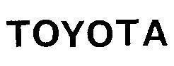 Mẫu nhãn hiệu TOYOTA