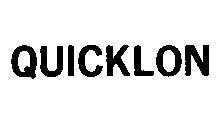 Mẫu nhãn hiệu QUICKLON