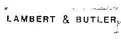 Mẫu nhãn hiệu LAMBERT & BUTLER