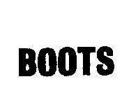 Mẫu nhãn hiệu BOOTS