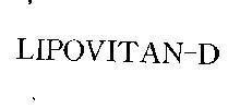 Mẫu nhãn hiệu LIPOVITAN-D