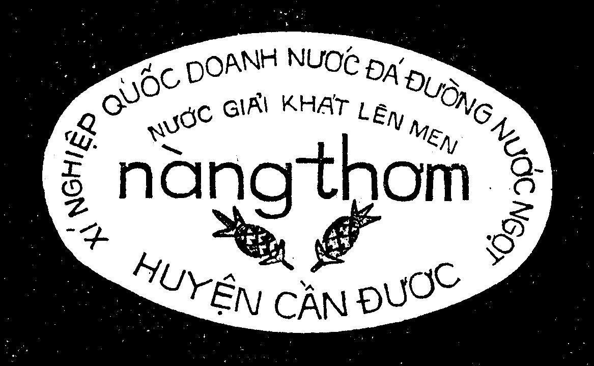 Mẫu nhãn hiệu nàng thơm NƯớC GIảI KHáT LÊN MEN Xí Nghiệp Quốc Doanh Nước Đá Đường Nước Ngọt HUYệN CầN ĐƯƠC