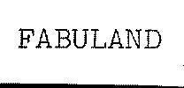 Mẫu nhãn hiệu FABULAND