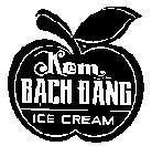 Mẫu nhãn hiệu Kem Bạch Đằng ICE CREAM
