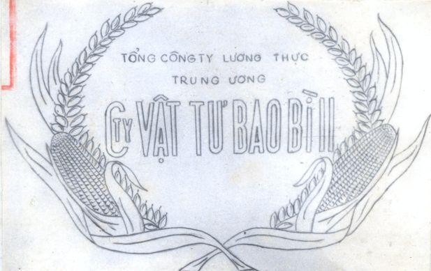 Mẫu nhãn hiệu TổNG CôNG TY LƯƠNG THựC TRUNG ƯƠNG CTY VậT TƯ BAO Bì II