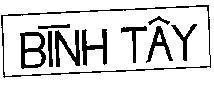 Mẫu nhãn hiệu Bình Tây