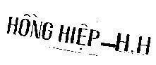 Mẫu nhãn hiệu Hồng Hiệp H.H