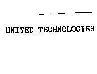 Mẫu nhãn hiệu UNITED TECHNOLOGIES