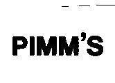 Mẫu nhãn hiệu PIMM'S