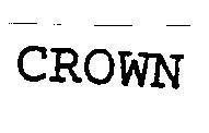 Mẫu nhãn hiệu CROWN