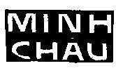 Mẫu nhãn hiệu Minh Châu