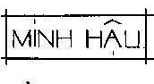 Mẫu nhãn hiệu Minh Hậu