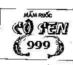 Mẫu nhãn hiệu Mắm Ruốc Cô Sen 999