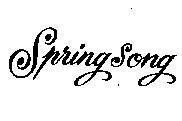 Mẫu nhãn hiệu SPRING SONG