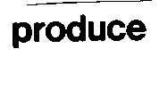 Mẫu nhãn hiệu PRODUCE