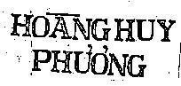 Mẫu nhãn hiệu Hoàng Huy Phương