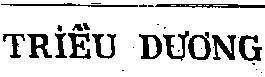 Mẫu nhãn hiệu Triều Dương