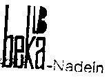 Mẫu nhãn hiệu BEKA-NADELN