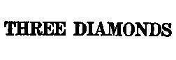 Mẫu nhãn hiệu THREE DIAMONDS
