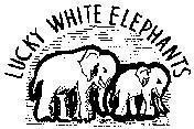 Mẫu nhãn hiệu LUCKY WHITE ELEPHANTS