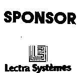 Mẫu nhãn hiệu SPONSOR LECTRA SYSTEMES
