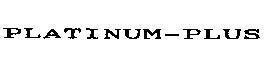 Mẫu nhãn hiệu PLATINUM-PLUS