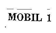 Mẫu nhãn hiệu MOBIL 1