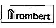 Mẫu nhãn hiệu ROMBERT