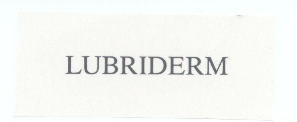 Mẫu nhãn hiệu LUBRIDERM