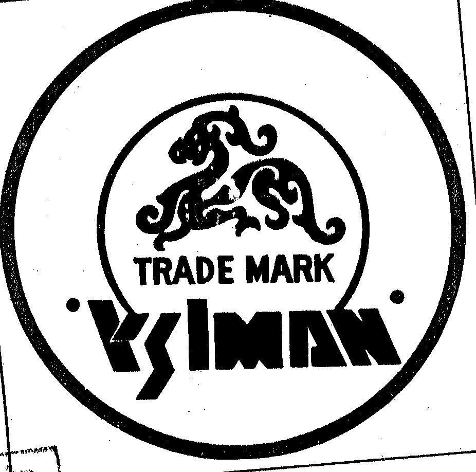 Mẫu nhãn hiệu TRADE MARK YSIMAN