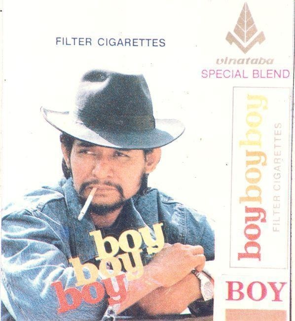 Mẫu nhãn hiệu V BOY boyboyboy vinataba SPECIAL BLEND FILTER CIGARETTES