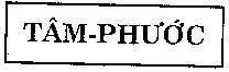 Mẫu nhãn hiệu Tâm Phước