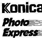 Mẫu nhãn hiệu KONICA PHOTO EXPRESS