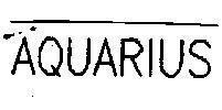 Mẫu nhãn hiệu AQUARIUS