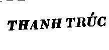 Mẫu nhãn hiệu Thanh Trúc