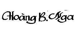 Mẫu nhãn hiệu Hoàng B. Nga
