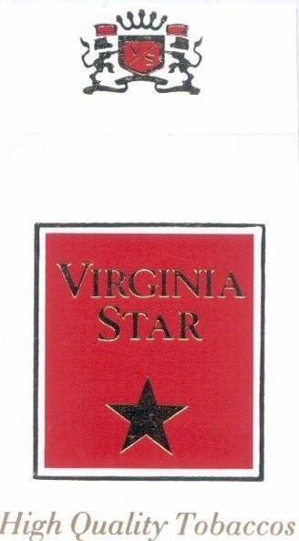 Mẫu nhãn hiệu VS VIRGINIA STAR High Quality Tobaccos
