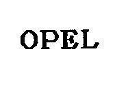 Mẫu nhãn hiệu OPEL